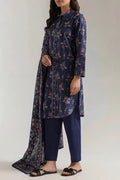 Unstitched Printed Lawn 3 Piece