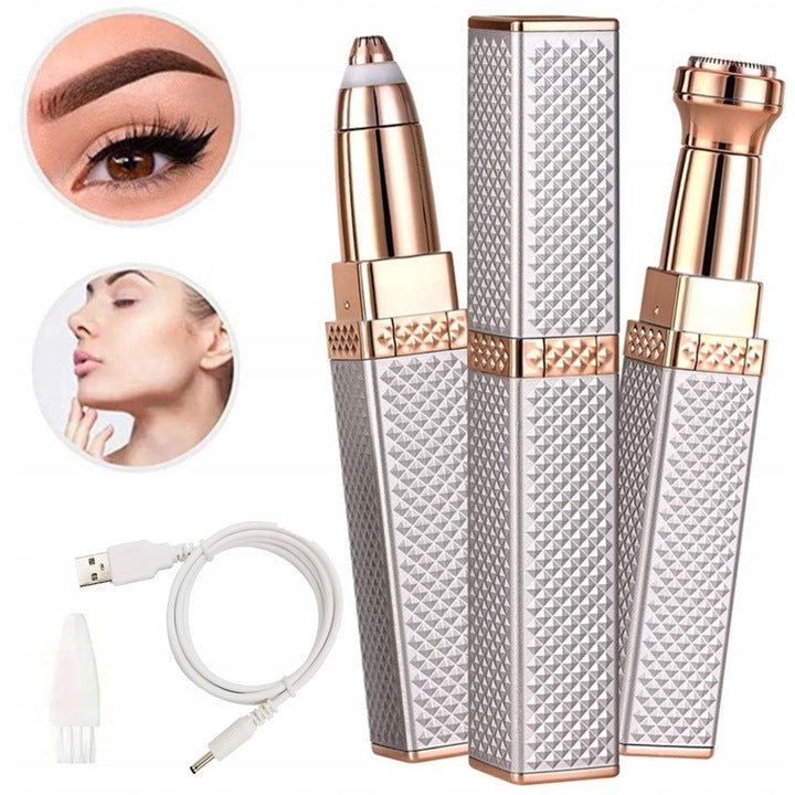 White Facial Hair Remover & Eyebrow Trimmer