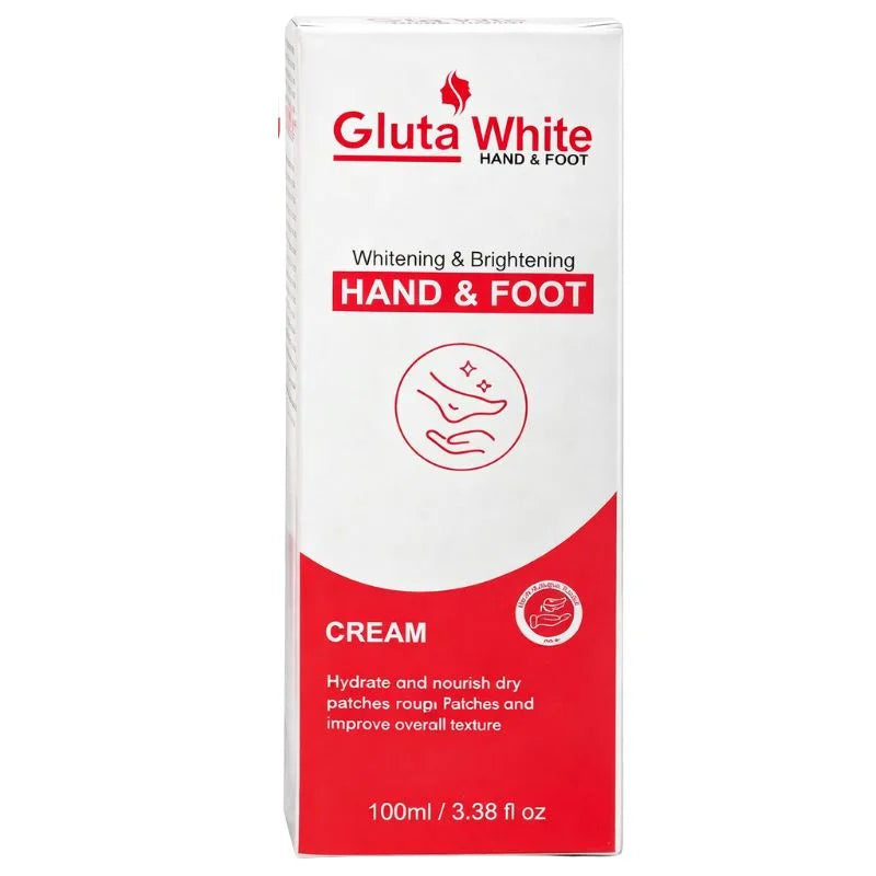 Gluta White Hand & Foot Whitening Cream 100ml | Best Whitening, Moisturizing & Brightening