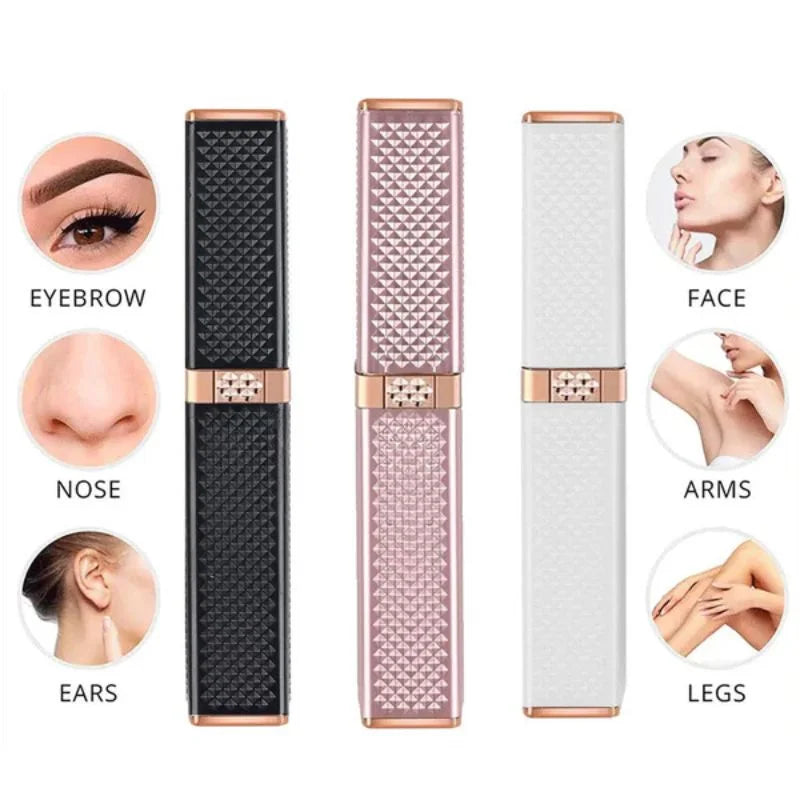 White Facial Hair Remover & Eyebrow Trimmer